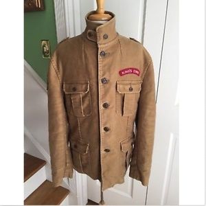 Ralph Lauren Rugby Military Style Button Up Coat